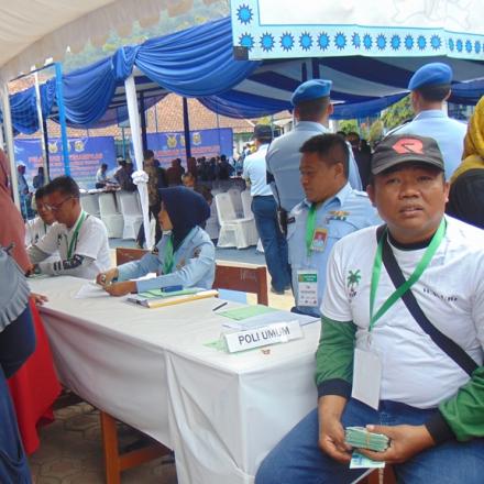 Hari Bakti ke-72 TNI AU, Ribuan Masyarakat Nagreg Datangi Posko Pengobatan Gratis